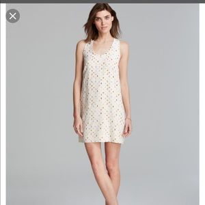 Joie silk razor back dress